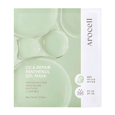 AROCELL ВОССТАНАВЛИВАЮЩАЯ ГИДРОГЕЛЕВАЯ МАСКА С PDRN И ЦЕНТЕЛЛОЙ CICA REPAIR PANTHENOL GEL MASK